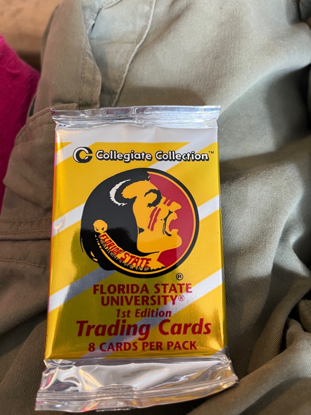 Collegiate Collection Sealed Florida State University Trading Cards - Gold